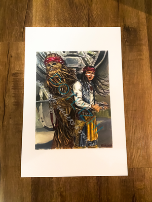 Han & Chewie Print