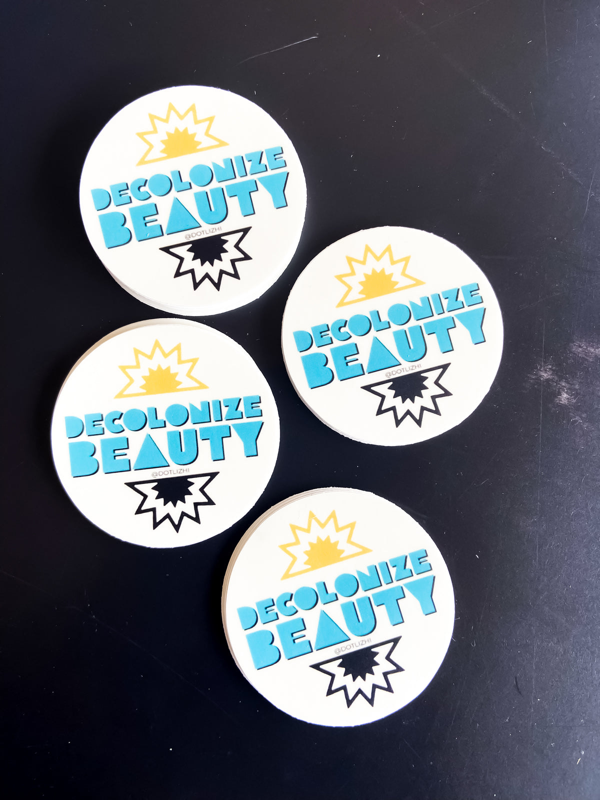 Decolonize beauty sticker